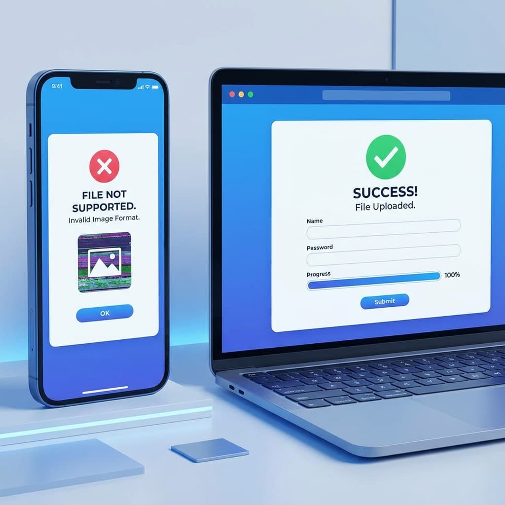 Fix: iPhone Photos Won't Upload to Website (Supported Formats Only)